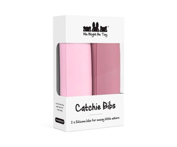 2 Babero Catchie 2.0 Silicona Dusty & Powder Pink - Image 2