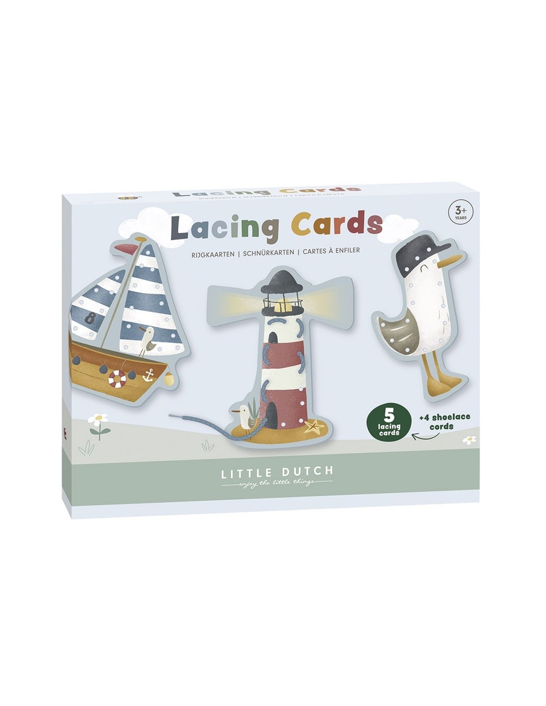 TARJETAS ENLAZAR CORDONES SAILOR BAY