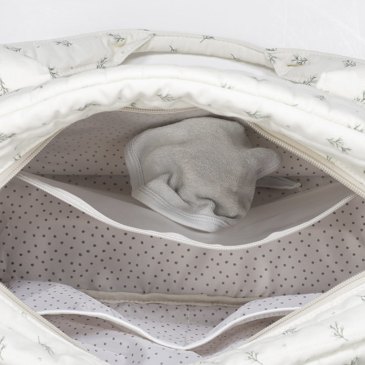 Bolsa Canastilla Mimosa Verde - Imagen 4