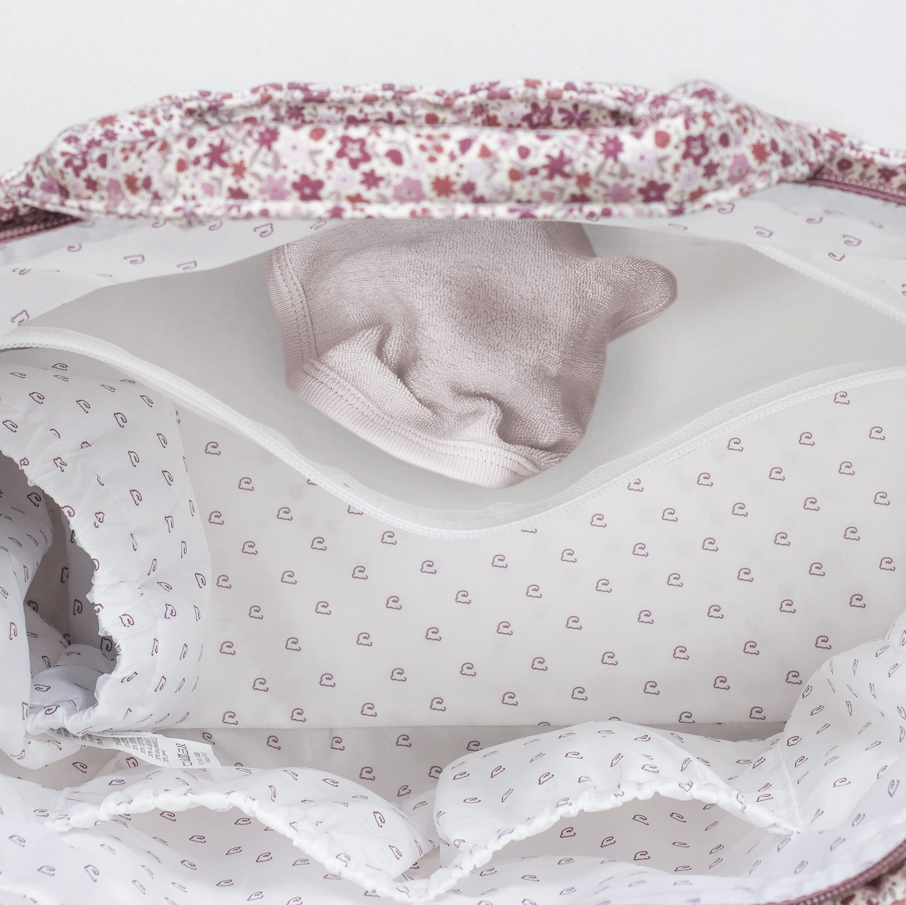 BOLSA CANASTILLA CHERRY FLORES - Imagen 6