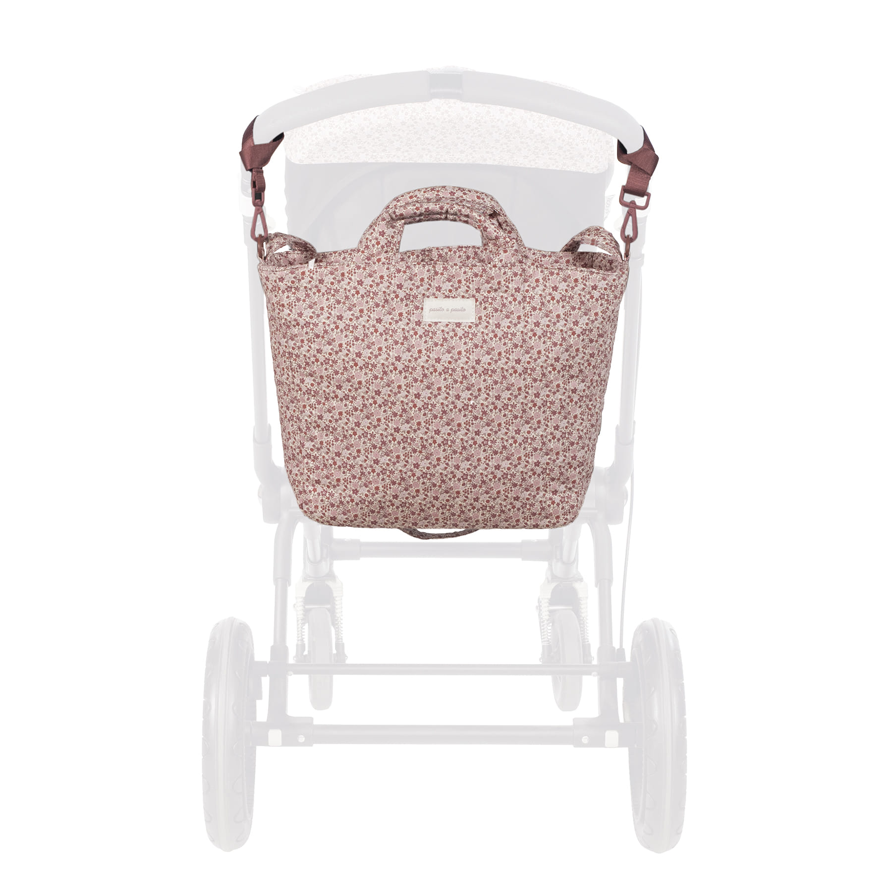 BOLSA CANASTILLA CHERRY FLORES - Imagen 4