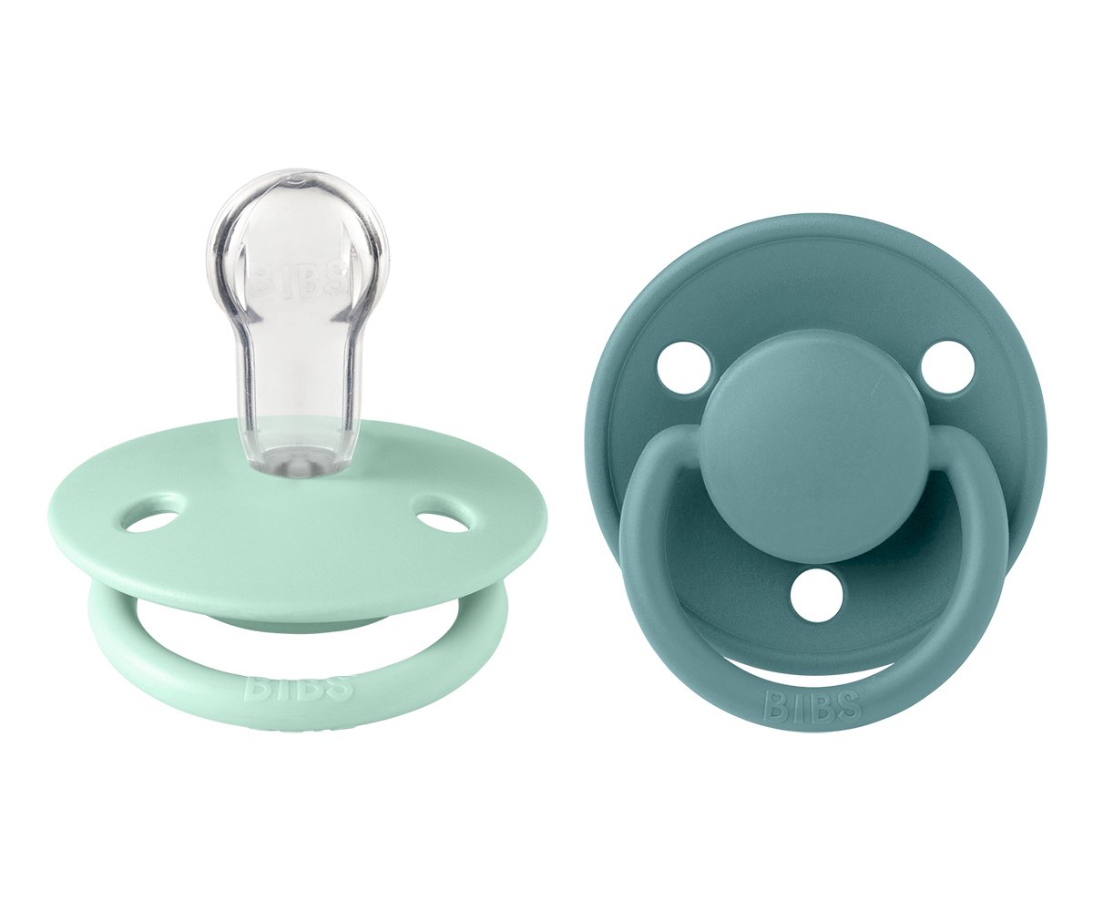 2 Chupetes BIBS De Lux Nordic Mint/Island Sea Silicona - Imagen 4