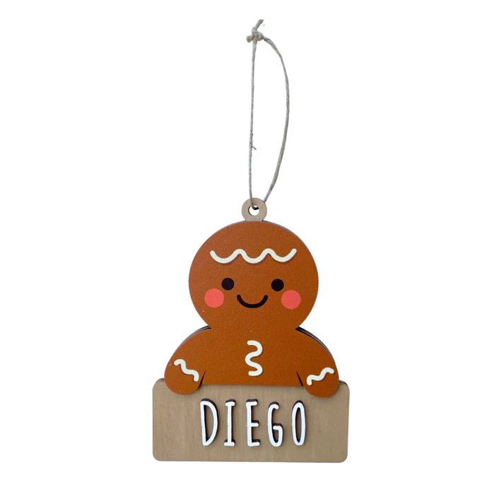 Adorno de Navidad personalizado - Galleta de Jengibre
