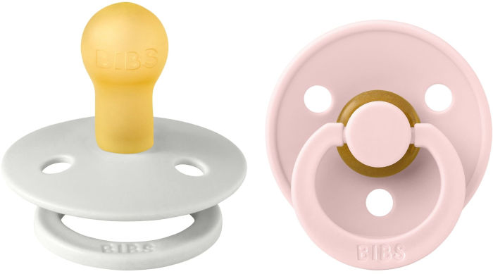 2 Chupetes BIBS Colour Round Haze/Blossom T.1 0-6m - Imagen 3