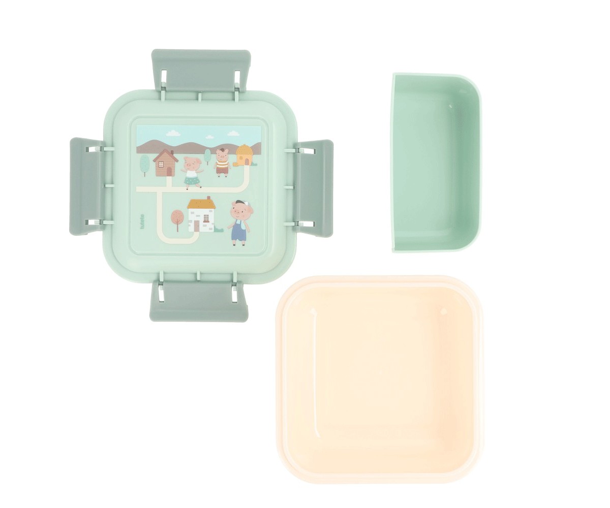 Caja Almuerzo Grande The three Little Pigs TUTETE - Imagen 4