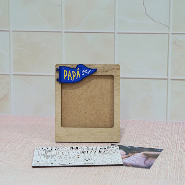 Marco de fotos personalizado - Papá eres el mejor - Imagen 3