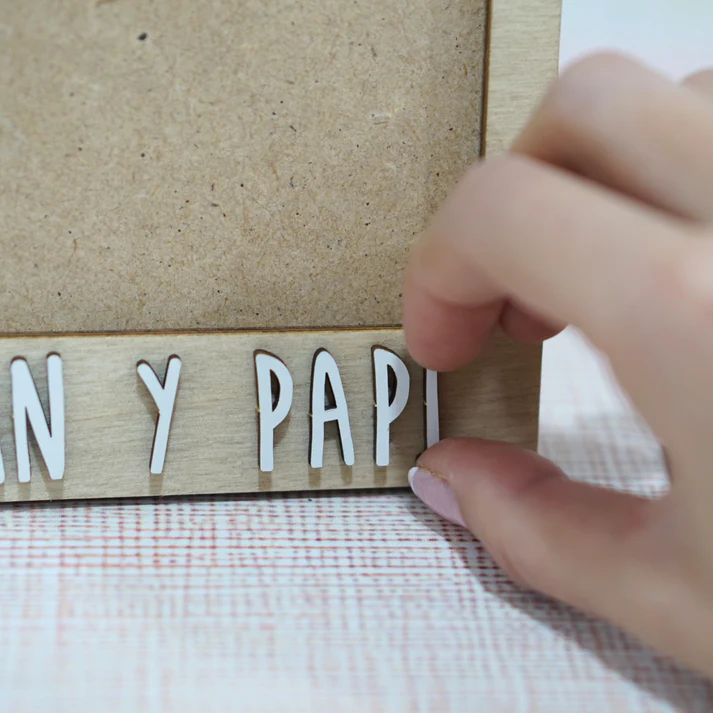 Marco de fotos personalizado - Papá eres el mejor - Imagen 2