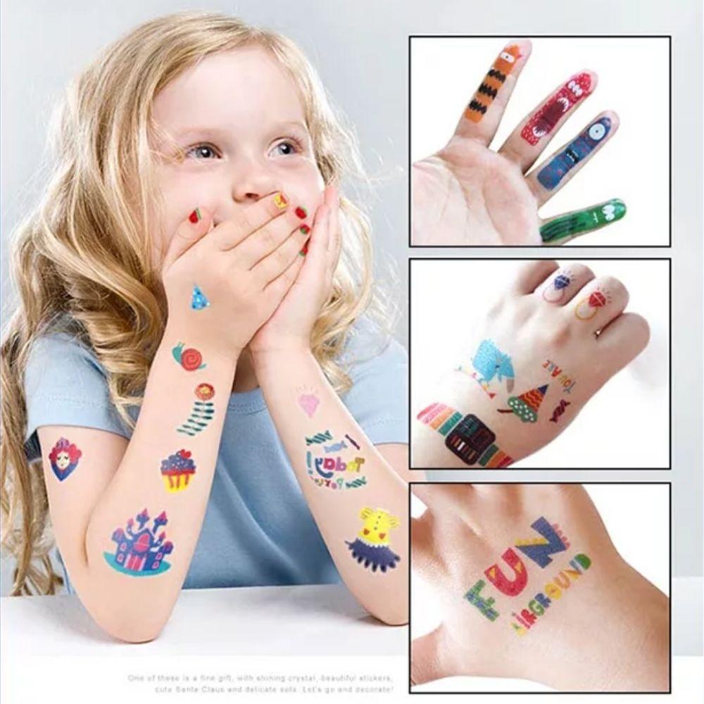 Set Stickers Uñas y Tattoo Jarmelo - Imagen 2