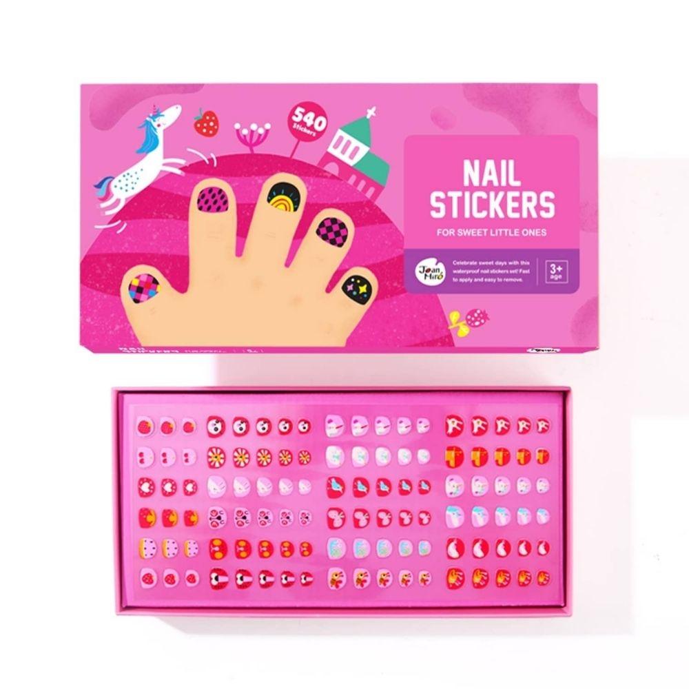 Set 540 Pegatinas Waterproof para uñas Jarmelo