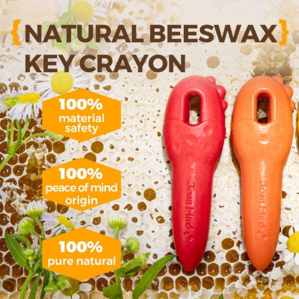 Crayones KEY de cera de abeja (12 ud.) Jarmelo - Imagen 10