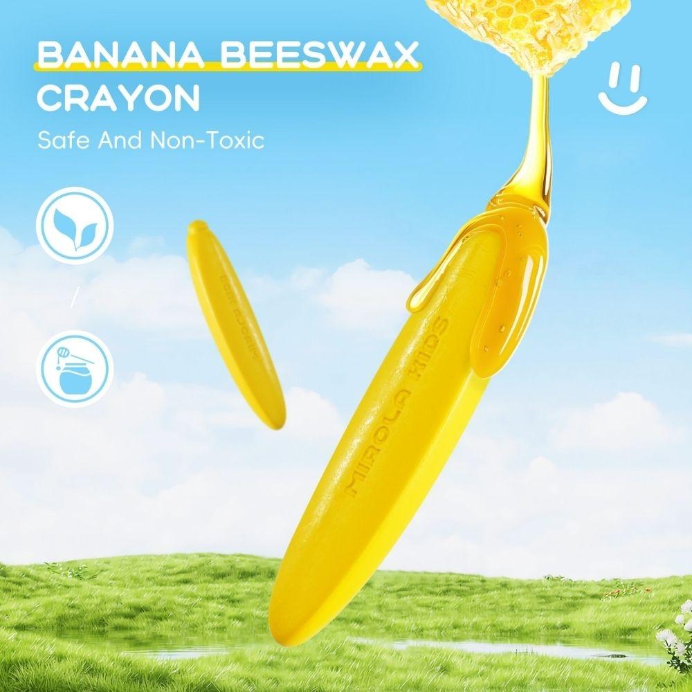 Crayones BANANA de cera de abeja (12 ud.) Jarmelo - Imagen 6