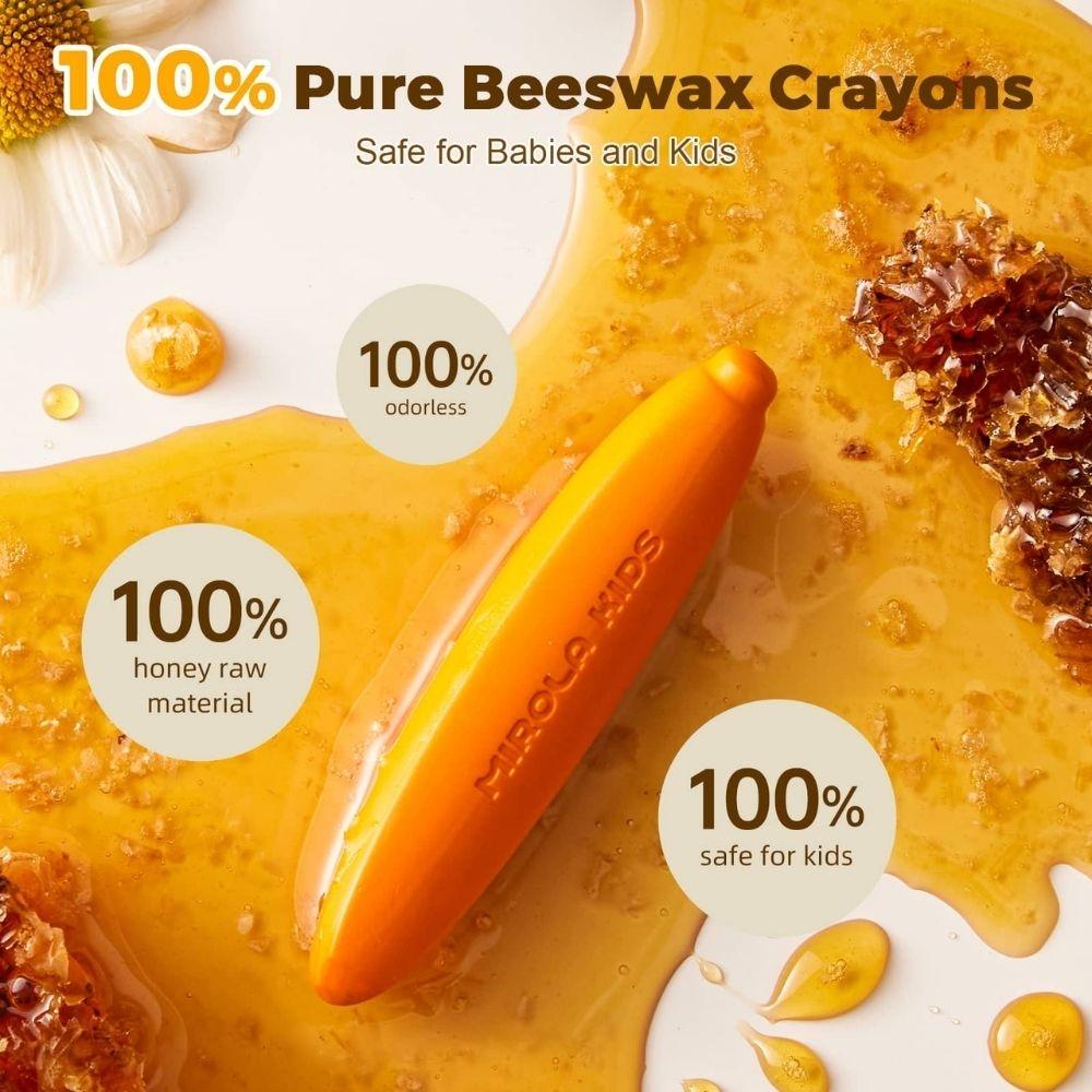 Crayones BANANA de cera de abeja (12 ud.) Jarmelo - Imagen 15