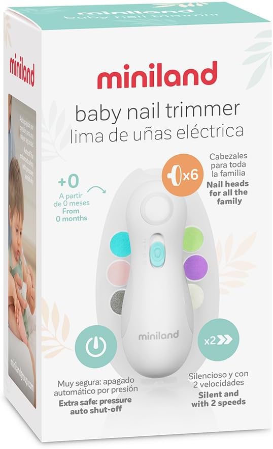 Lima de uñas eléctrica Miniland baby nail trimmer - Imagen 2