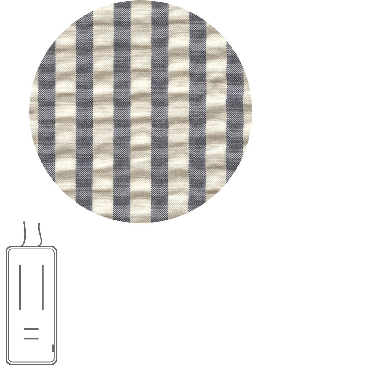 COLCHONETA SILLA UNIV.RECTA DERBY GRIS CAMBRASS - Imagen 2