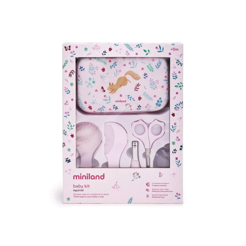 Kit de Higiene y Cuidado Baby Kit Squirrel Miniland - Imagen 3
