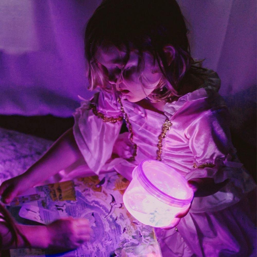 SET 5 PACKS CUBOS LUZ LUMI- LILA Glo Pals - Imagen 2