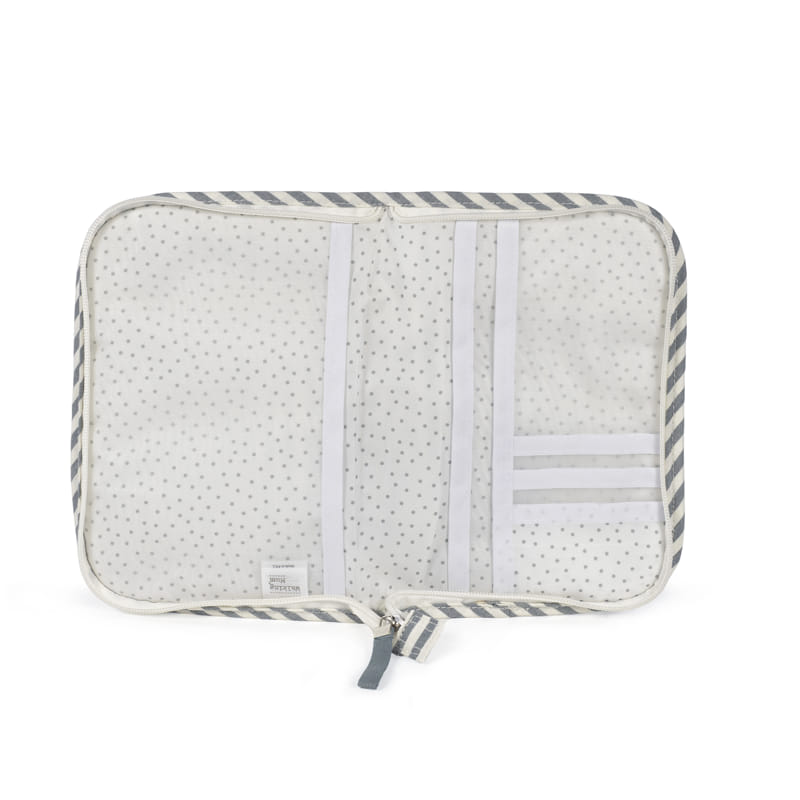 Portadocumentos Praliné Rayas Matcha - Imagen 3