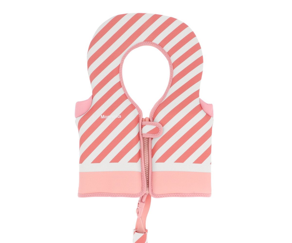 Chaleco Flotador Aprendizaje Stripes Bloom & Blush Talla 1-2 años