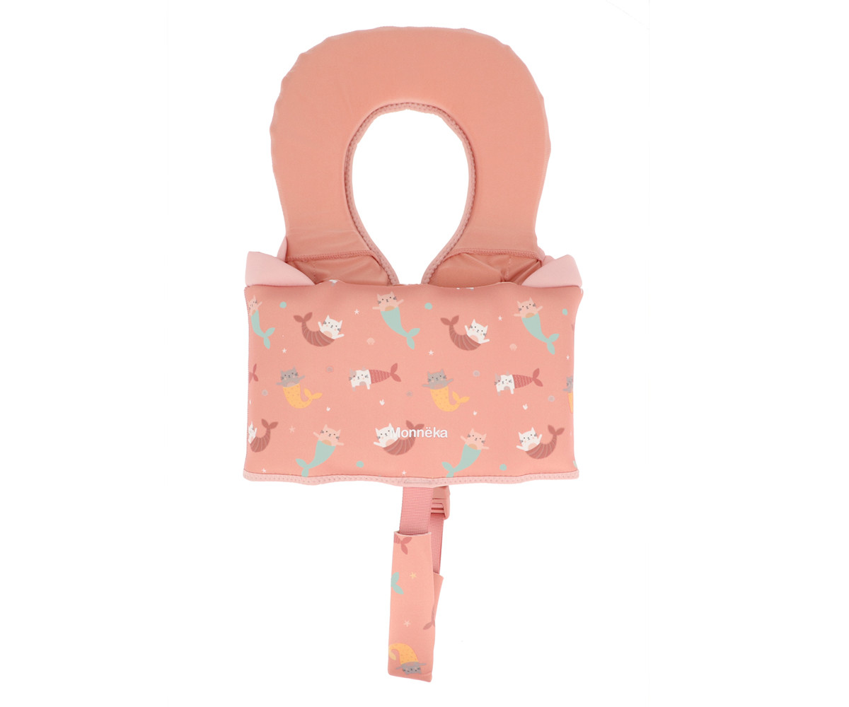 Chaleco Flotador Aprendizaje Mermaid Cats Talla 1-2 años - Imagen 4