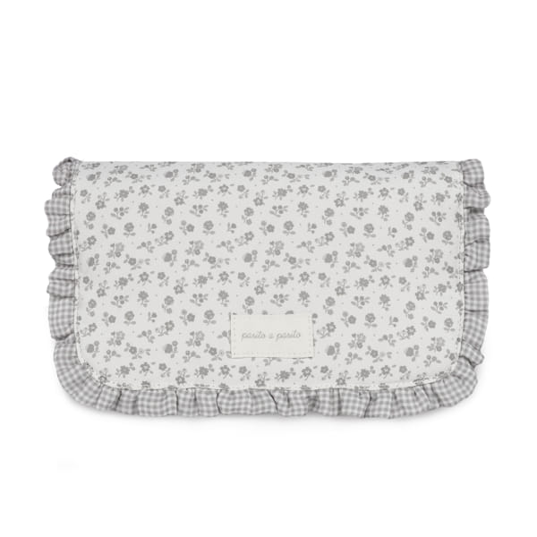 Cambiador Little Bloom Vichy Gris