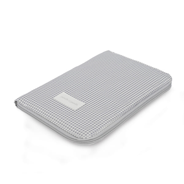 Portadocumentos Little Bloom Vichy Gris - Imagen 2