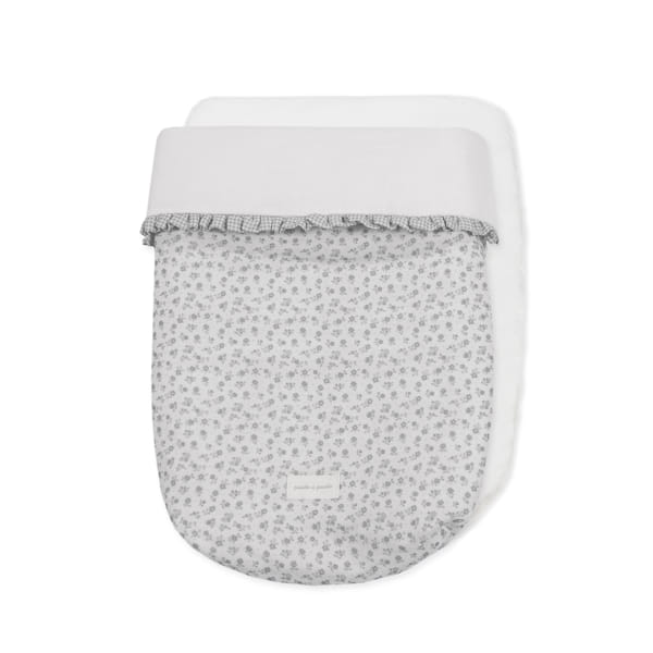 Saco Cuco Little Bloom Flor Gris TOG 2,5 - Imagen 6