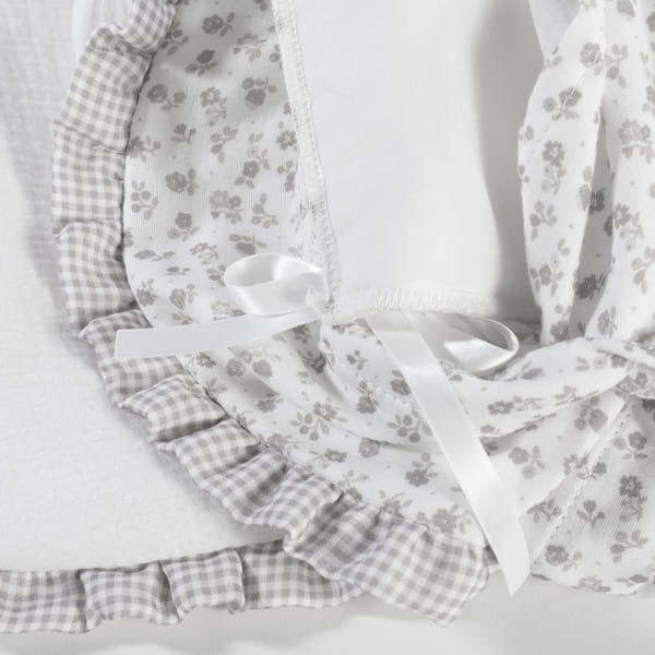 Saco Cuco Little Bloom Flor Gris TOG 2,5 - Imagen 8