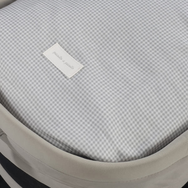 Saco Cuco Little Bloom Vichy Gris TOG 2,5 - Imagen 5