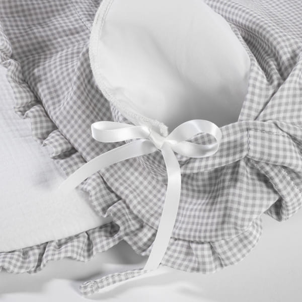 Saco Cuco Little Bloom Vichy Gris TOG 2,5 - Imagen 2