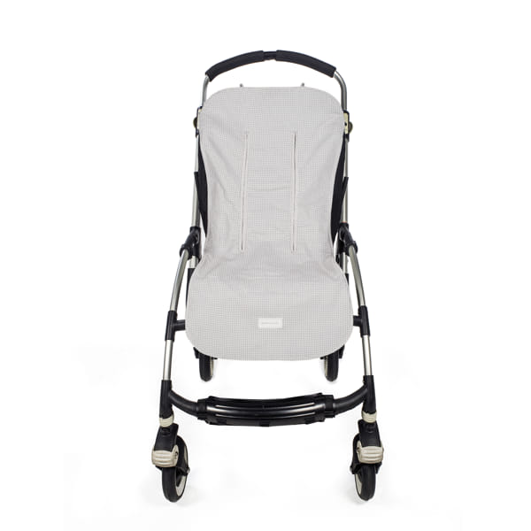 Colchoneta Little Bloom Vichy Gris - Imagen 5