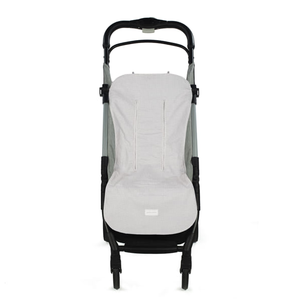 Colchoneta Little Bloom Vichy Gris - Imagen 4