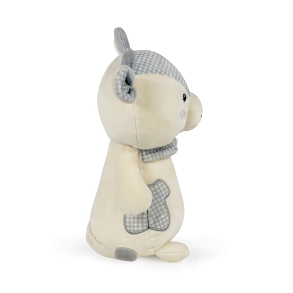 Peluche Vaca Little Bloom Gris - Imagen 2