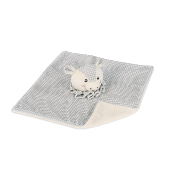 Doudou Vaca Little Bloom Gris - Imagen 5