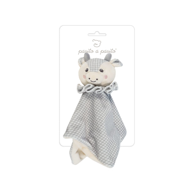 Doudou Vaca Little Bloom Gris