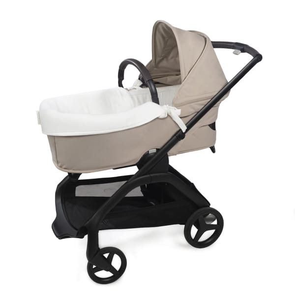 Cubre cuco dual +Sábana ajustable cuco Little Blooo Blanco