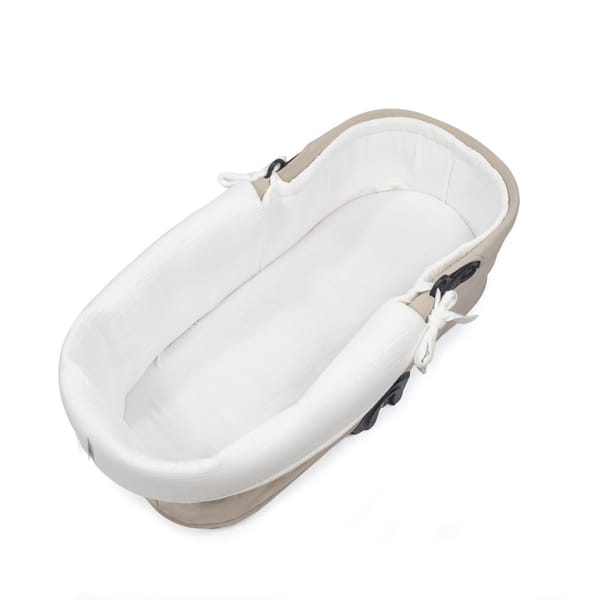 Cubre cuco dual +Sábana ajustable cuco Little Blooo Blanco - Imagen 2