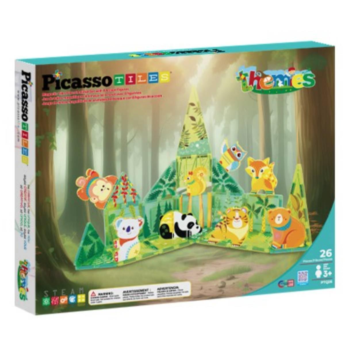 Picasso Tiles - Bloques Magnéticos Bosque