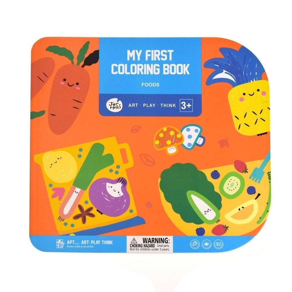Cuaderno colorea sin salirte - FOODS - JARMELO