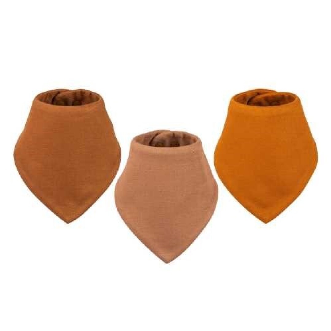 BANDANA KAFFLE PACK 3 MARRÓN OSCURO-MARRÓN LIGHT-CANELA