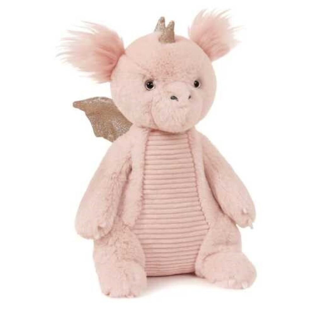PELUCHE OB DRAGON ROSA 30cm